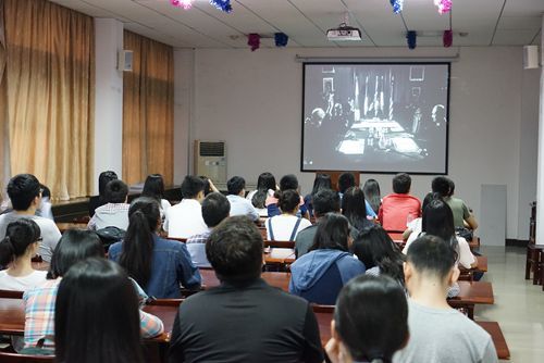 看革命电影，忆峥嵘岁月——新葡的京官网研究生党支部“两学一做”活动记